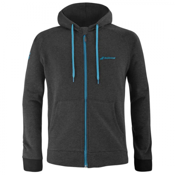 Babolat Exercise Black Heather Boys Hood Jacket